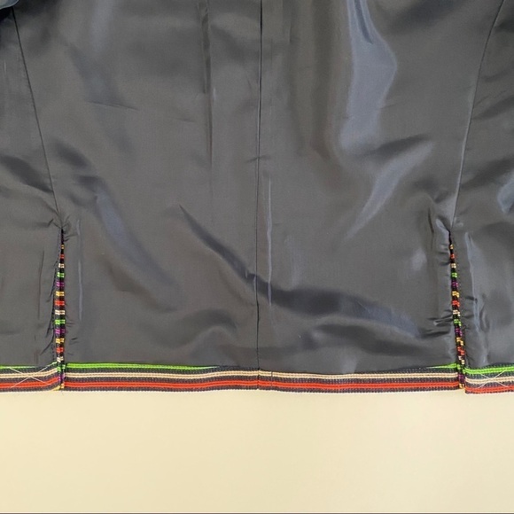 NEW Talbots Skirt Blazer Suit Set rainbow stripes - Picture 7 of 13